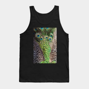 Peacock's Tail Feather Tank Top